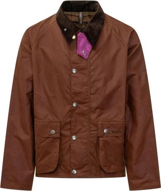 Barbour Transport Wax Jacket - Heren - Zomerjassen - Bruin - L - Katoen - Jassen
