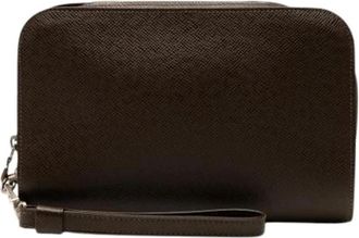 Louis Vuitton Pre-owned Clutches, female, Brown, Size: ONE SIZE Pre-owned Leather Clutch