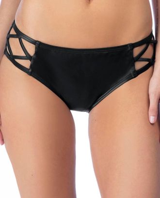 Kenneth Cole Cut Out Bikini Bottom In After Midnight