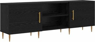 vidaXL Vidaxl - tv Cabinet Black oak 150 x 30 x 50 cm Engineered wood