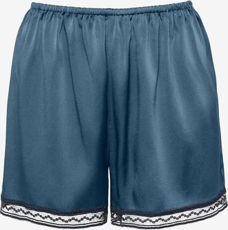 Eres Pyjamashorts aus Seidensatin und Spitze Pretty