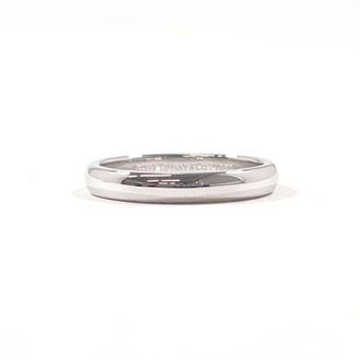 Tiffany & Co. Silver Platinum 950 Band Ring (Pre-Owned)