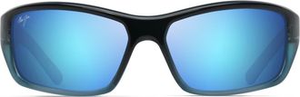 Maui Jim Barrier Reef 62mm Polarized Sunglasses in Blue Turquoise/blue at Nordstrom