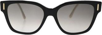 Gucci Pre-owned Plastic zonnebril - Dames - Vintage Accessoires - Zwart - ONE Size - Vintage