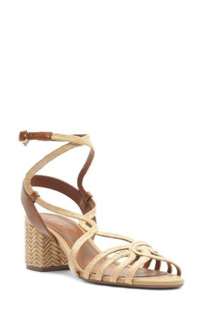 Arezzo Aria Ankle Strap Sandal in Natural/Soul Natural at Nordstrom, Size 7.5