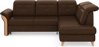 HOME AFFAIRE Ecksofa »Dangast L-Form« Kopfteilverstellung, wahlweise mit motorischer Relaxfunktion