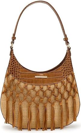 Brahmin Fallon Womens Handbags Saddle, Leather