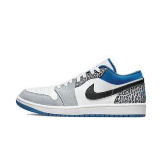 Nike Jordan 1 Low SE True Blue - unisex - Sport - Veelkleurig - Maat: 44 EU Leer