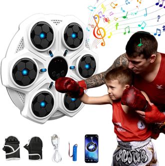 OEM M&aacute;quina De Boxeo Musical De Pared Con Guantes De Boxeo, 3 Velocidades, Bluetooth, Equipo De Boxeo Musical Para Ni&ntilde;os Y Adultos