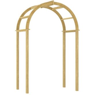 vidaXL Vidaxl - Arco De Madera De Pino Macizo Impregnado 141x97x243 Cm
