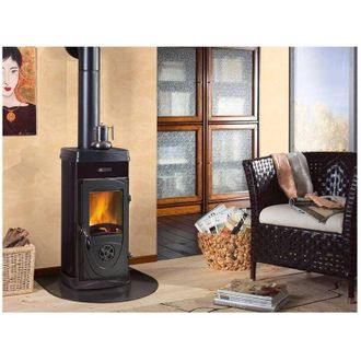 Nordica Stufa Legna 5 Kw Super Junior Nero