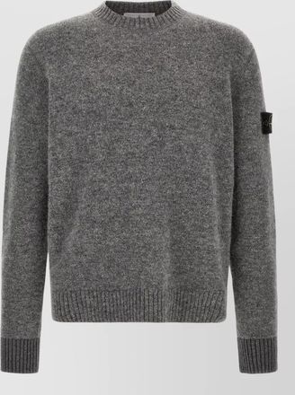 Stone Island alpaca wool regular-fit crew-neck jumper