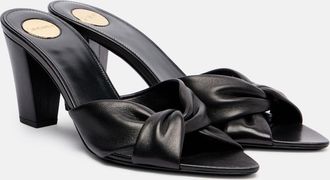 Saint Laurent Franciane 25 leather mules