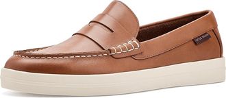 Cole Haan Nantucket Drift Penny Mens Flat Shoes British Tan/Dark Chocolate : 10.5 D - Medium, Leather/Synthetic