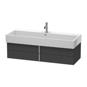 Duravit Duravit Vero Air Mueble De Pared 118,4 X 43,1 Cm, 2 Cajones, Para Vero Air 235012, Color (frente/cuerpo): Grafito Mate Decoraci&oacute;n - Va628904949