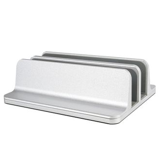 OEM Soporte Vertical Para Port&aacute;til, Soporte De Escritorio Doble Con Base Ajustable, Compatible Con Todos Los Macbook/surface/samsung/hp/dell/chrome Book (