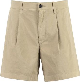 Department Five Flat Front Chino Shorts - Heren - Korte Broeken - Beige - W34 - Katoen - Korte Broeken