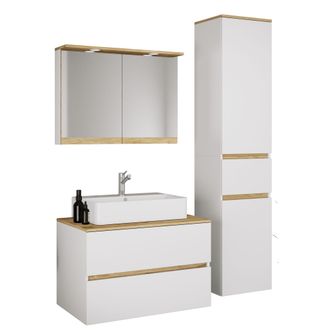 VCM Conjunto De Muebles De Ba&ntilde;o Con Lavabo Cosila-a 80 181x120x51 - Vcm