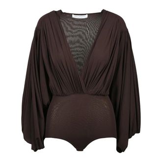 Philosophy di Lorenzo Serafini Body - Dames - Tops - Bruin - Maat: XS Polyamide