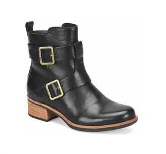 Kork-ease Womens Carsyn Leather Bootie In Black