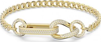 Swarovski Womens 5642601 Ladies Dextera Bracelet - Gold - One Size