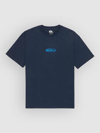 Quiksilver Flowers Surfing T-Shirt blau