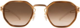 Mykita Occhiali da sole geometrici - Marrone