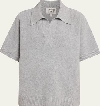 TWP Supersized Polo in Italian Cashmere