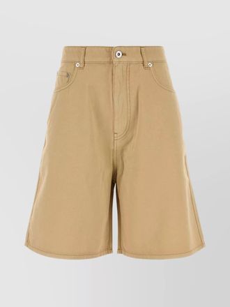Miu Miu bermuda shorts with back pockets and belt loops