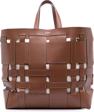 Burberry Pre-owned Burberry Large Leather Foster Tote BMPLCP1374