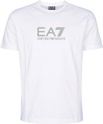 Emporio Armani Train Lux Tee SS Big Logo - Tops - Hombre - Blanco - 2XL