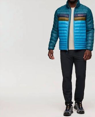 Cotopaxi Mens Fuego Down Jacket In Abyss And Lake