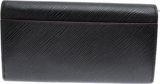 Louis Vuitton Pre-owned Leren Portemonnee - Dames - Vintage Accessoires - Zwart - ONE Size - Leer - Vintage