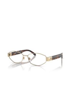 Versace 53mm Irregular optical glasses in Gold at Nordstrom