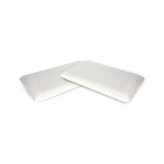 Talamo Italia Set Of 4 Pillows For Bed, 100% Made In Italy, Ergonomic soap Pillow In Perforated Memory Foam, Hypoallergenic And Breathable, 70x39xh10 Cm, Con Embala