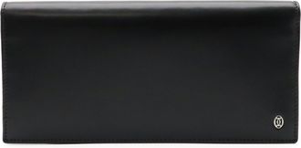 Cartier Black Leather Long Wallet (Bi-Fold) (Pre-Owned)