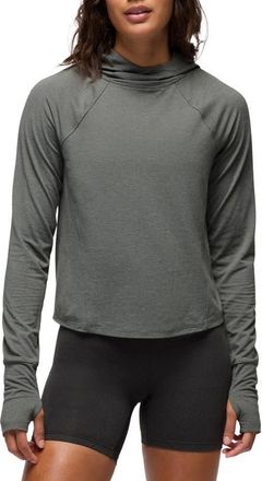 Prana Sol Searcher UPF 50 Sun Hoodie in Thyme at Nordstrom, Size X-Large