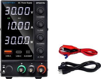 OEM Fuente De Alimentaci&oacute;n De Cc Para Laboratorio, Rango De Voltaje Ajustable, Pantalla Digital, Dps 0-30v 0-10a