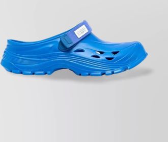 Suicoke toe almond cut-out low heel rubber