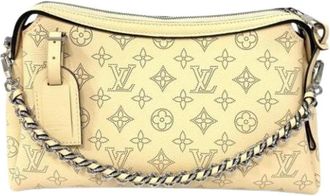 Louis Vuitton Pre-owned Mahina Cross Body Bag - Dames - Vintage Schoudertas - Beige - ONE Size - Leer - Vintage