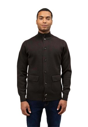 FILIPPO DE LAURENTIIS Refined Cardigan With High Collar