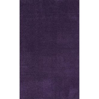 Jonathan Y Designs Haze Solid Low-Pile Area Rug in Purple at Nordstrom, Size 5Ft 0In X 8Ft 0In