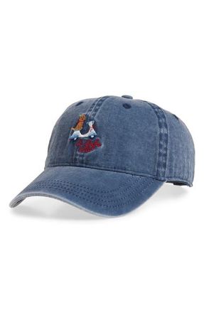 Frasier Sterling Dolce Vita Cotton Canvas Baseball Cap in Blue at Nordstrom