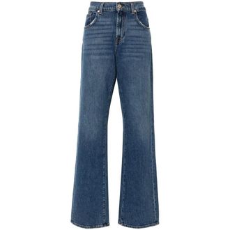 7 For All Mankind Bootcut Jeans, female, Blue, W26, Tess Trouser Santa Cruz Jeans