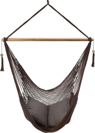 Hamac del sol Condega xl - silla hamaca de nicaragua - café - 100% algodón