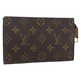 Louis Vuitton Clutch in Tela Pre-owned - - Pre-owned - Donna - Marrone - ONE SIZE