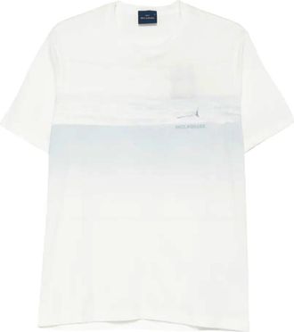 Paul & Shark White Cotton T-Shirt