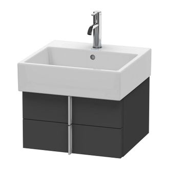 Duravit Duravit Vero Air Mueble De Pared 48,4 X 43,1 Cm, 2 Cajones, Para Vero Air 235050, Color (frente/cuerpo): Grafito Mate Decoraci&oacute;n - Va628404949