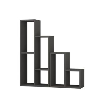 Calicosy 10-Shelf Unit, 89 Cm High - Sule in Grey
