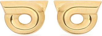 Ferragamo Golden Stud Earrings